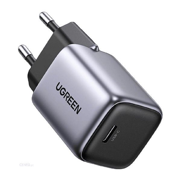 شاحن حائط UGREEN Nexode USB-C بقدرة 30 واط، موديل CD319 أسود