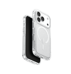 Uniq LifePro Xtreme Tinsel Slim Hybrid Case with MagClick Compatibility for iPhone 17 Pro Tinsel Lucent