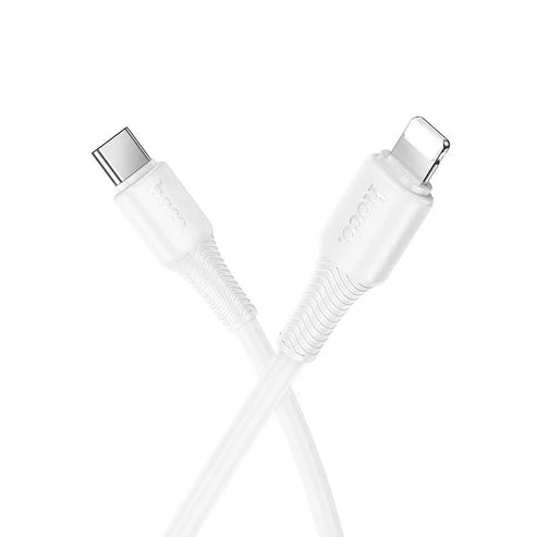 كابل HOCO X120 من USB-C إلى Lightning، يدعم الشحن السريع بقدرة 27 واط، بطول 1 متر