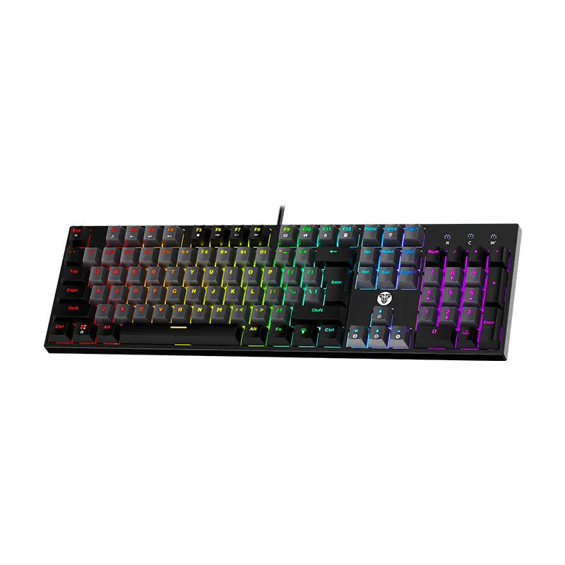 لوحة مفاتيح Fantech ATOM MK886v2 رمادية كاملة الحجم، 104