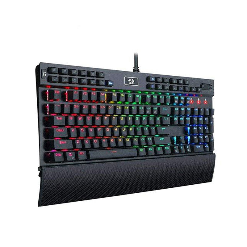 لوحة مفاتيح ميكانيكية Redragon K550 Yama (سويتش بنفسجي وإضاءة خلفية RGB) 131 مفتاحاً لون أسود