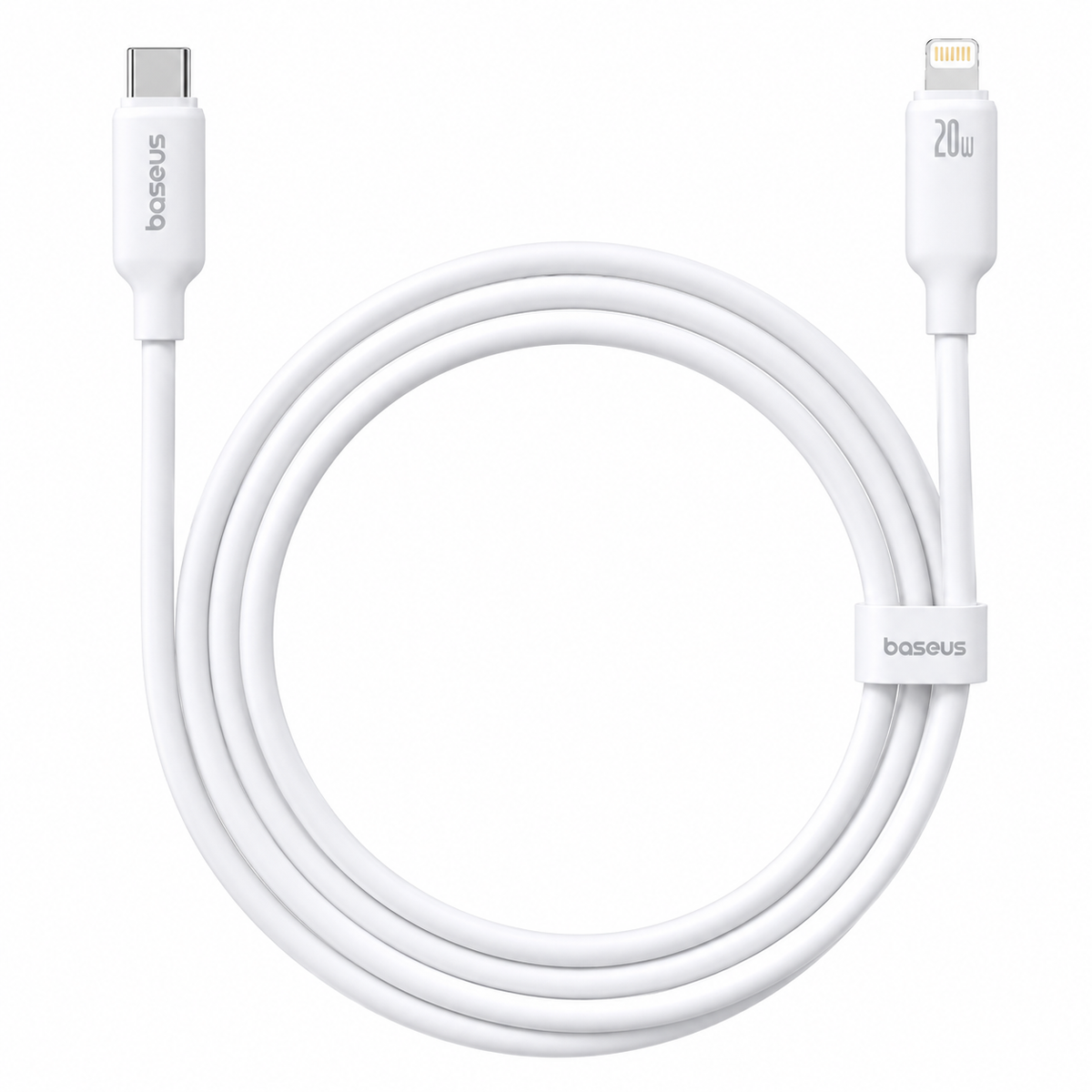 كابل Baseus USB-C إلى Lightning بقدرة 20 واط طول 2 متر