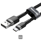 كابل Baseus USB-C، شحن 3A