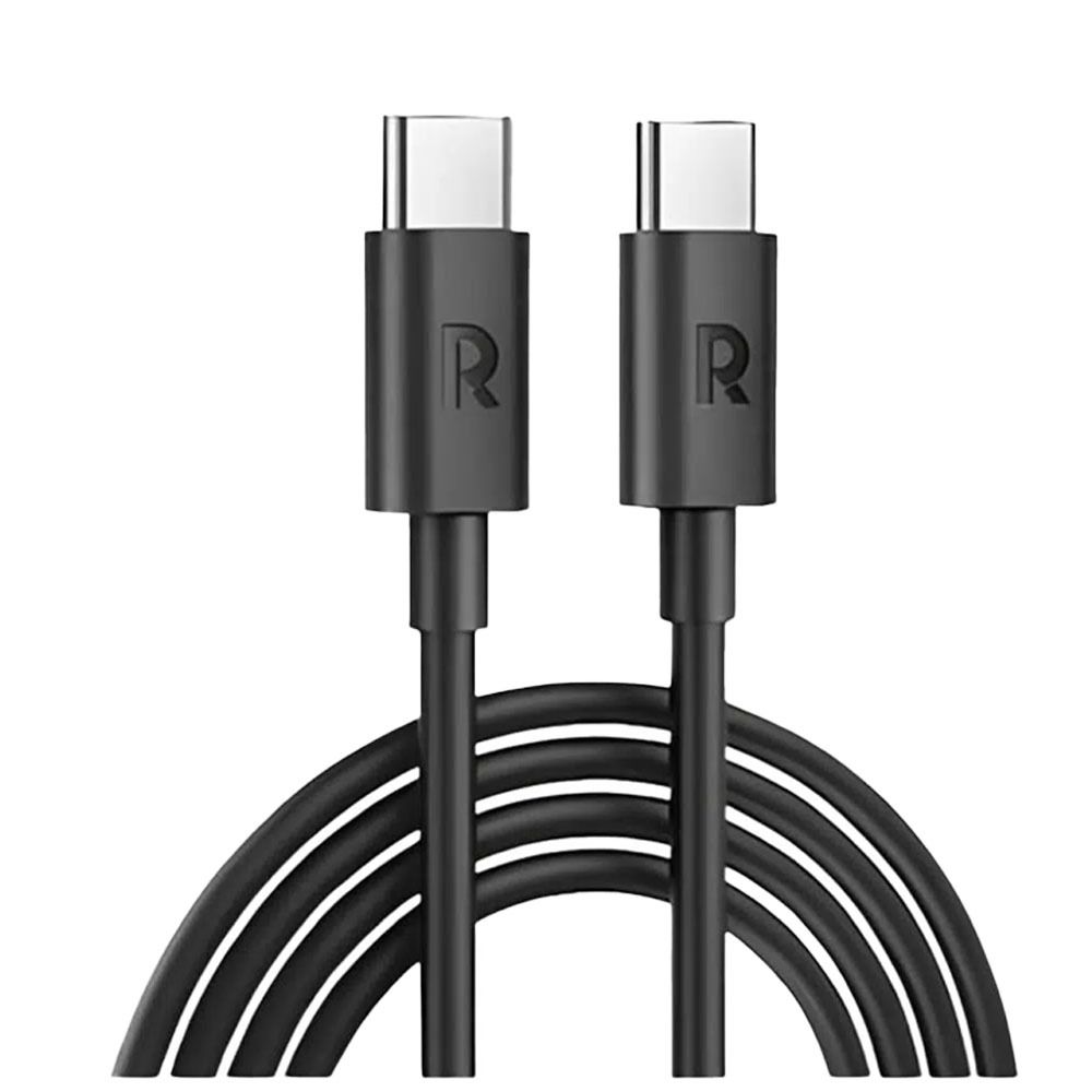 كابل Ravpower USB-C إلى USB-C بقدرة 100 واط أسود