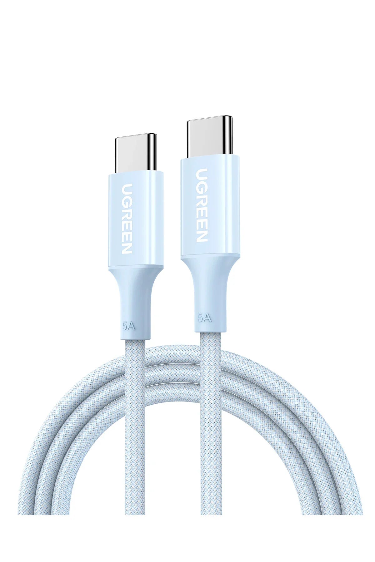 كابل UGREEN USB-C إلى USB-C PD بقدرة 100 واط وطول 1 متر 65253 ازرق