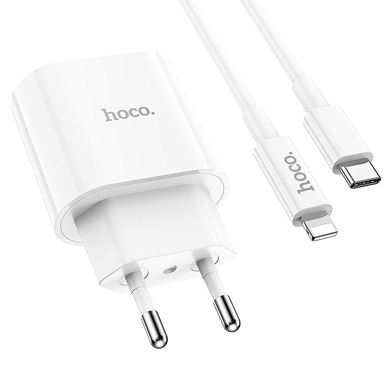 هوكو C94A شاحن PD 20 واط مع كابل Type-C to Lightning