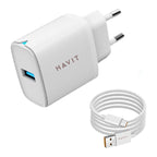 هافيت ST922 شاحن 22.5 واط مع كابل Type-C