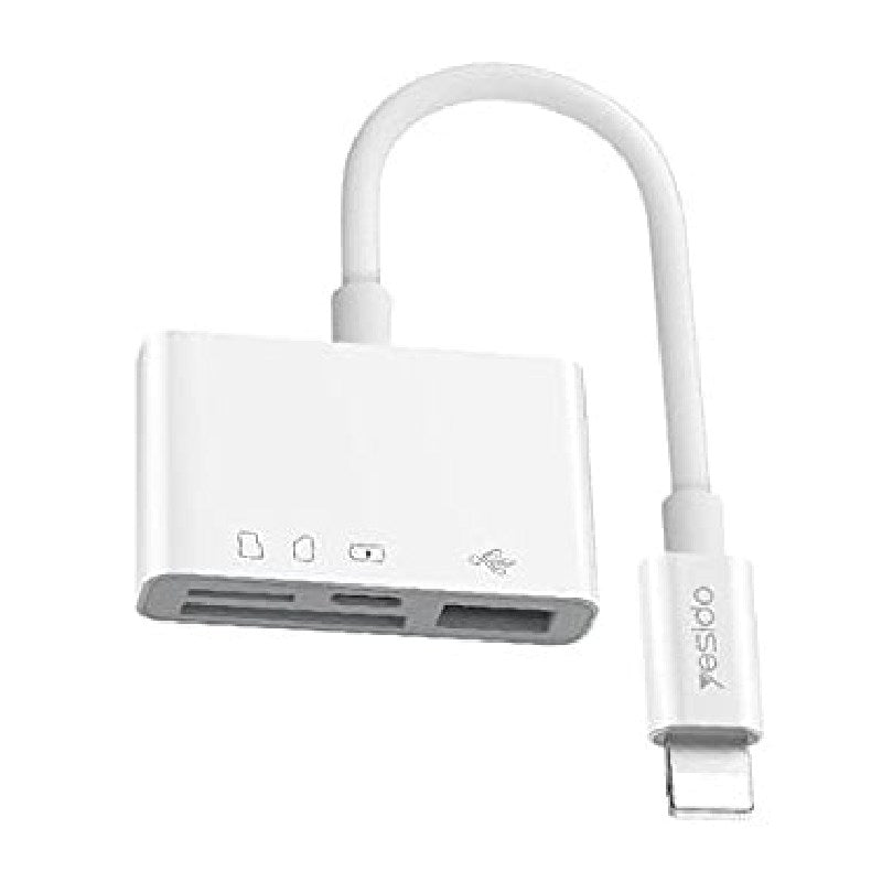 ييسيدو OTG محول لايتنينج إلى TF SD USB، GS12