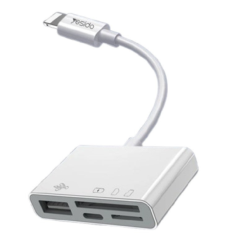 ييسيدو OTG محول لايتنينج إلى TF SD USB، GS12