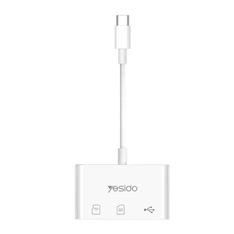 ييسيدو قارئ بطاقات USB-C 3 في 1 OTG، GS16