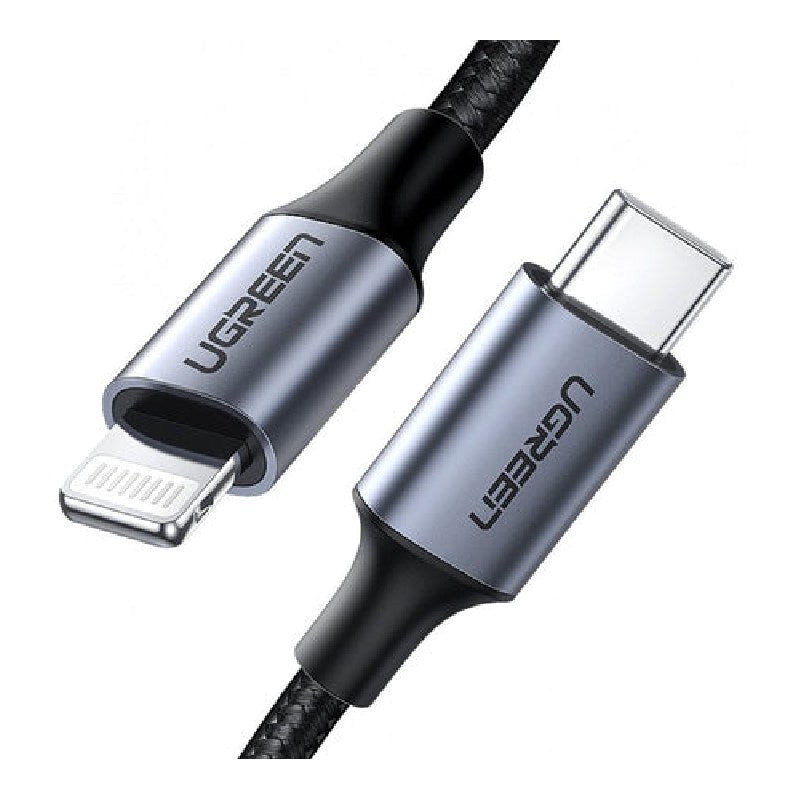 يوجرين كابل لايتنج إلى USB-C للشحن السريع PD 1 متر
