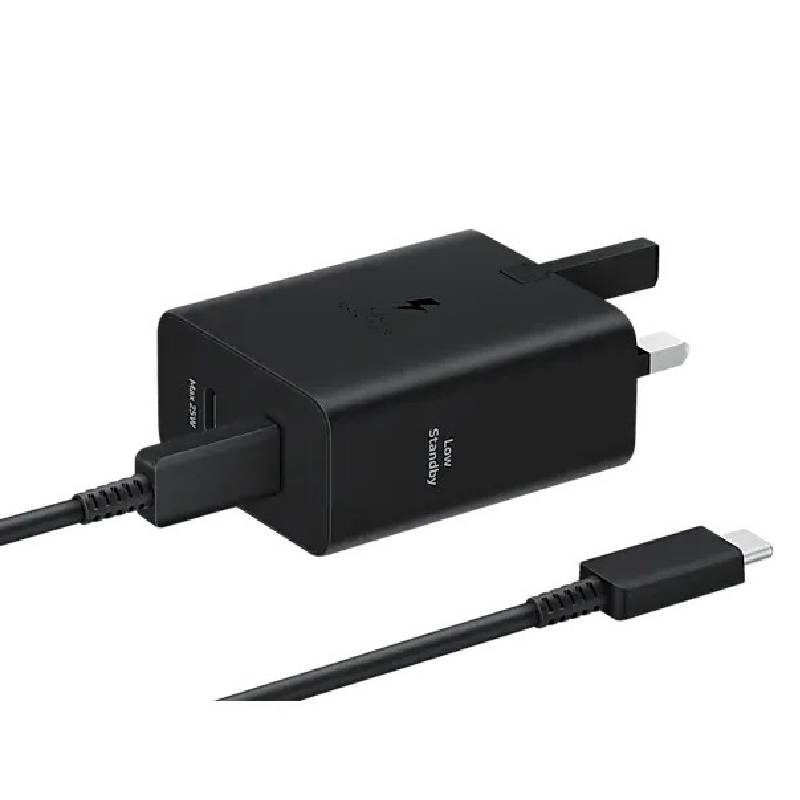 سامسونج جالاكسي 50W PD شاحن ثلاثي مع USB-C كابل