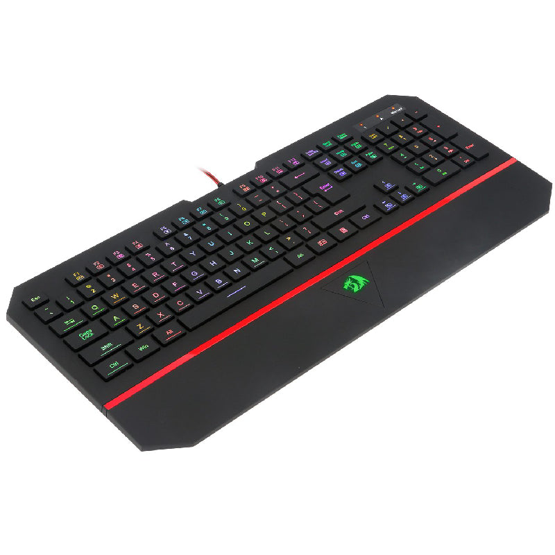 ريدراجون K502 RGB لوحة مفاتيح للألعاب بإضاءة خلفية LED