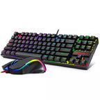 ريدراجون K552-RGB كومبو لوحة مفاتيح وماوس ميكانيكية سلكية للألعاب