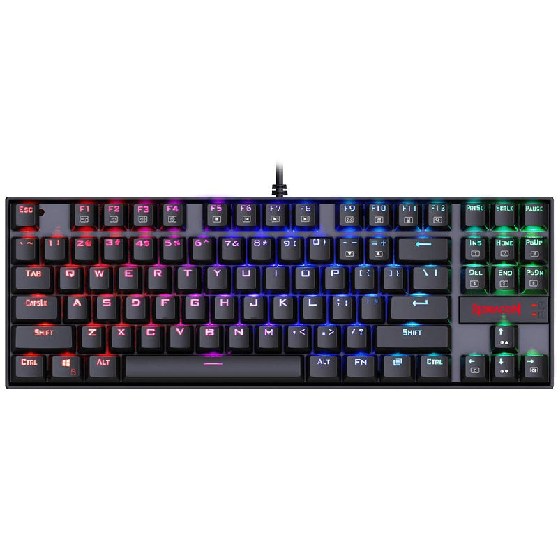 ريدراجون K552-RGB كومبو لوحة مفاتيح وماوس ميكانيكية سلكية للألعاب