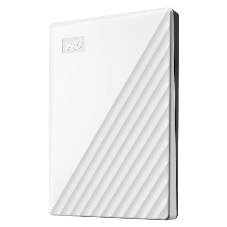 ‏⁦WD⁩ ماي باسبورت هارد خارجي محمول سعة ⁦2⁩ تيرابايت، ⁦USB⁩ ⁦3⁩.⁦0⁩ أبيض