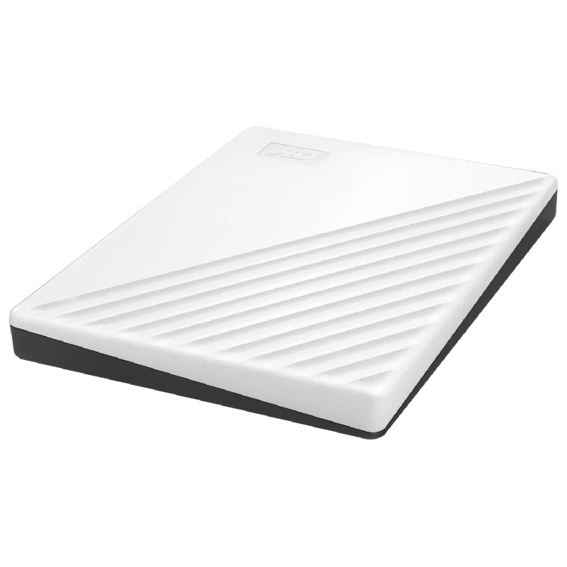 ‏⁦WD⁩ ماي باسبورت هارد خارجي محمول سعة ⁦2⁩ تيرابايت، ⁦USB⁩ ⁦3⁩.⁦0⁩ أبيض