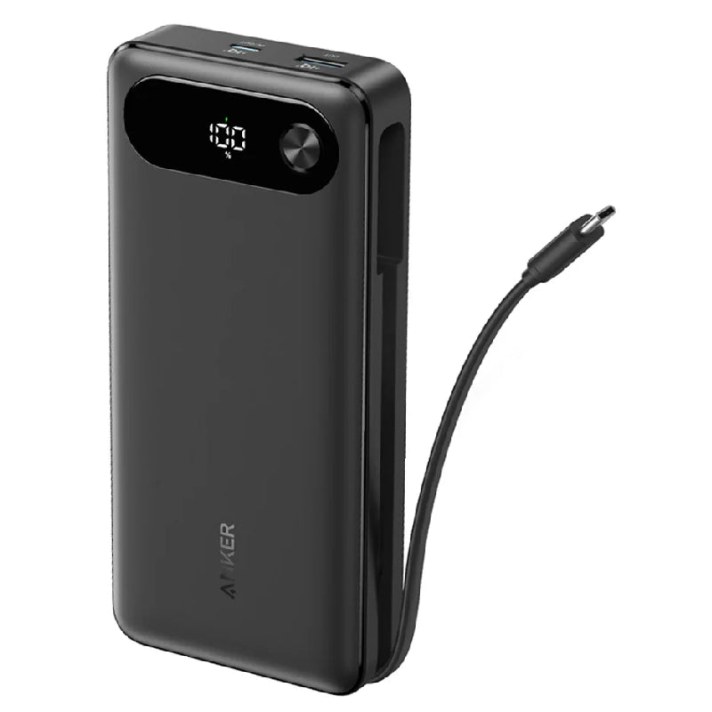 انكر 20000 مللي أمبيرباور بانك، 87 واط، كابل USB-C مدمج،