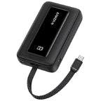 أنكر زولو باور بنك بسعة 10000 مللي أمبير، 30 واط، مزود بكابل USB-C مدمج،