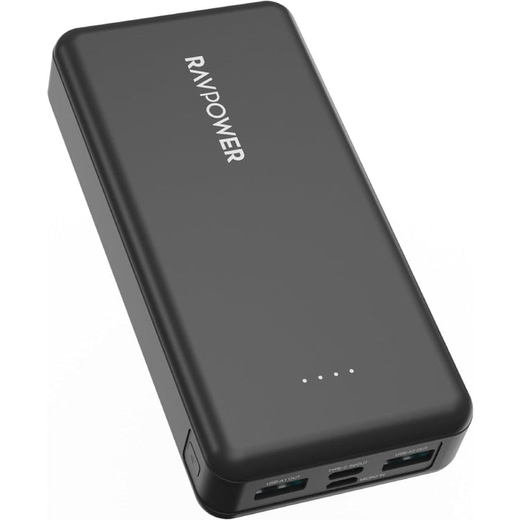 راف باور بايونير RP-PB1216 PD باور بانك، 15 واط، 4 منافذ، 20000 مللي أمبير