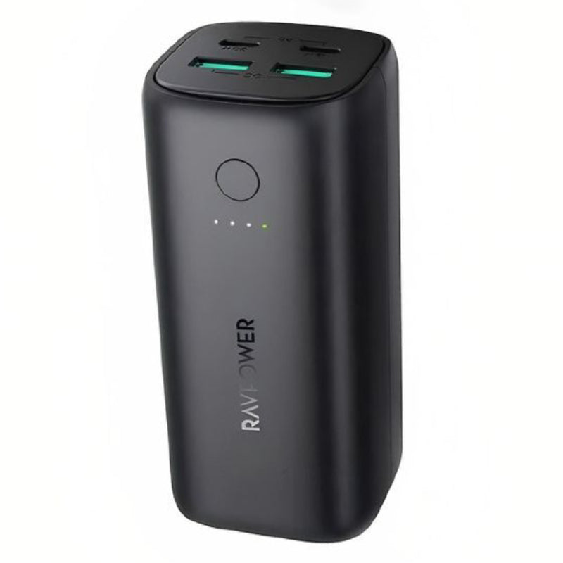 راف باور بايونير RP-PB208 PD باور بانك ، 70 واط، 4 منافذ، 20000 مللي أمبير