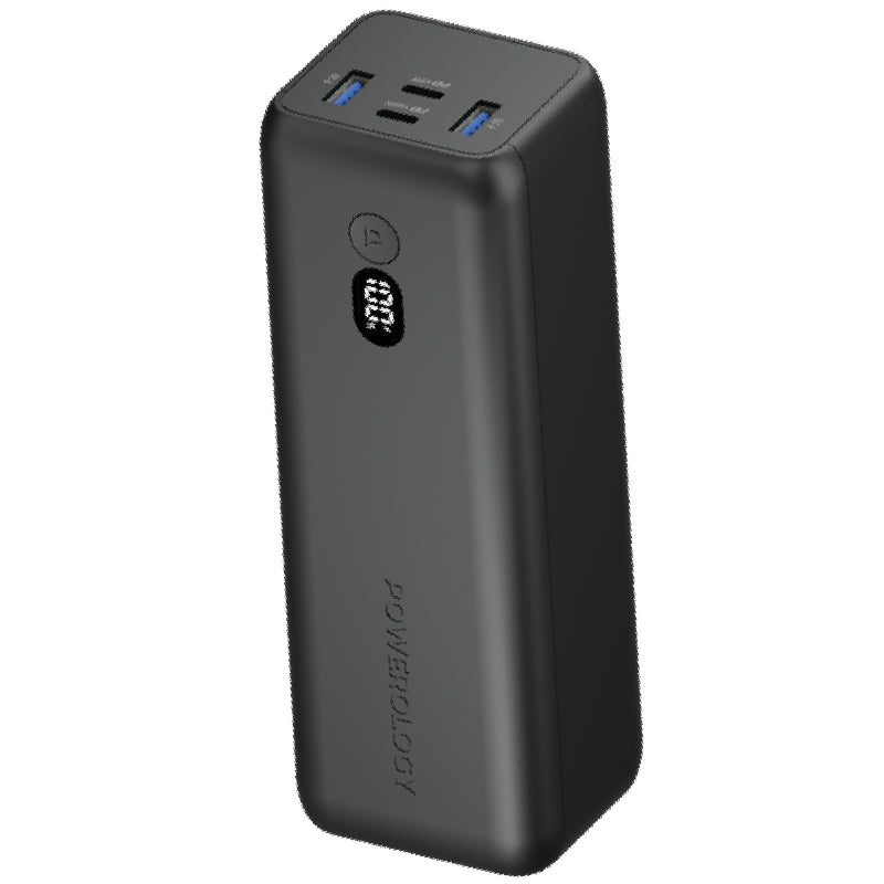 باورولوجي أونيكس 30000 مللي أمبير بمنفذي USB-C باور بانك، 100 واط، PP020