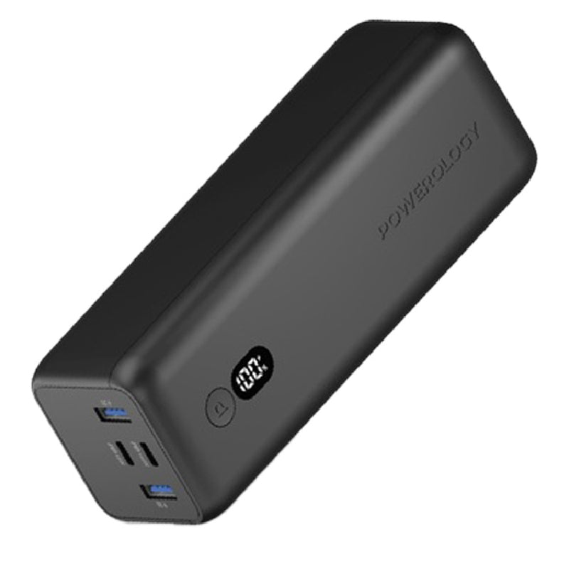 باورولوجي أونيكس 30000 مللي أمبير بمنفذي USB-C باور بانك، 100 واط، PP020