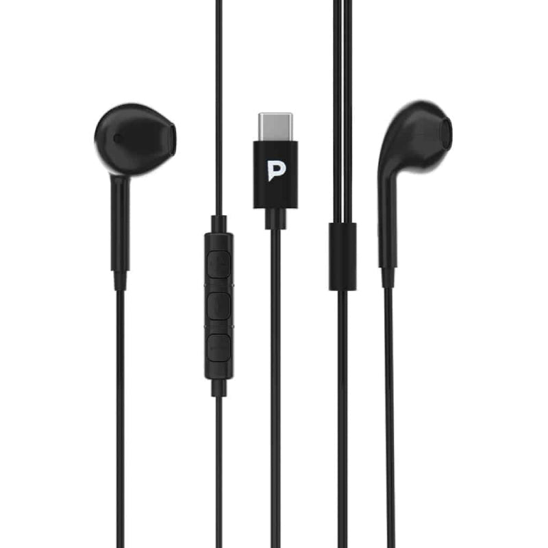 باورولوجي سماعات أذن ستيريو USB-C، 1.2 متر، PSTREPBK