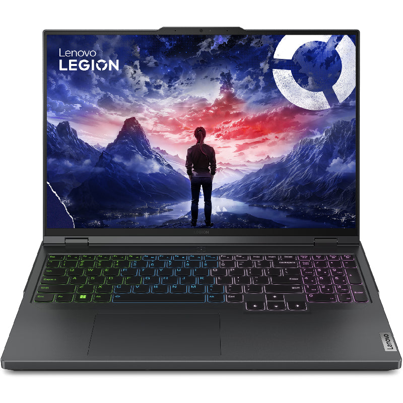 لابتوب لينوفو Legion 5 Pro 16IRX9 للألعاب بمعالج Intel Core i7-14650HX، 16GB RAM، SSD، كارت NVIDIA GeForce RTX 4060 8GB، شاشة 16 بوصة WQXGA، موديل 83DF00KFED رمادي أونيكس مع ماوس باد