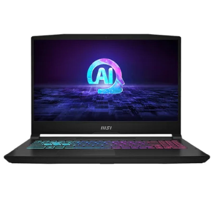 لابتوب MSI Katana A15 AI B8VE للألعاب بمعالج AMD Ryzen 9 8945HS، 16GB RAM، SSD، كارت NVIDIA GeForce RTX 4050 6GB، شاشة 15.6 بوصة FHD رمادي كوزموس