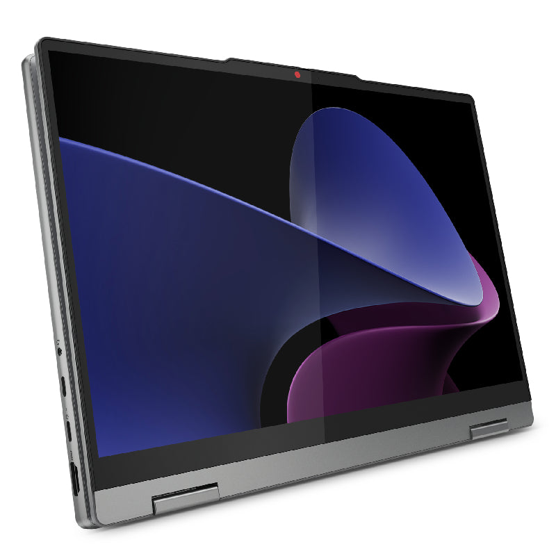 لابتوب لينوفو IdeaPad 5 2-in-1 بمعالج Intel Core 5 120U، 8GB RAM، SSD، كارت Intel Graphics، شاشة 14 بوصة WUXGA، ويندوز 11، موديل 83DT0090ED رمادي لونا مع قلم رقمي