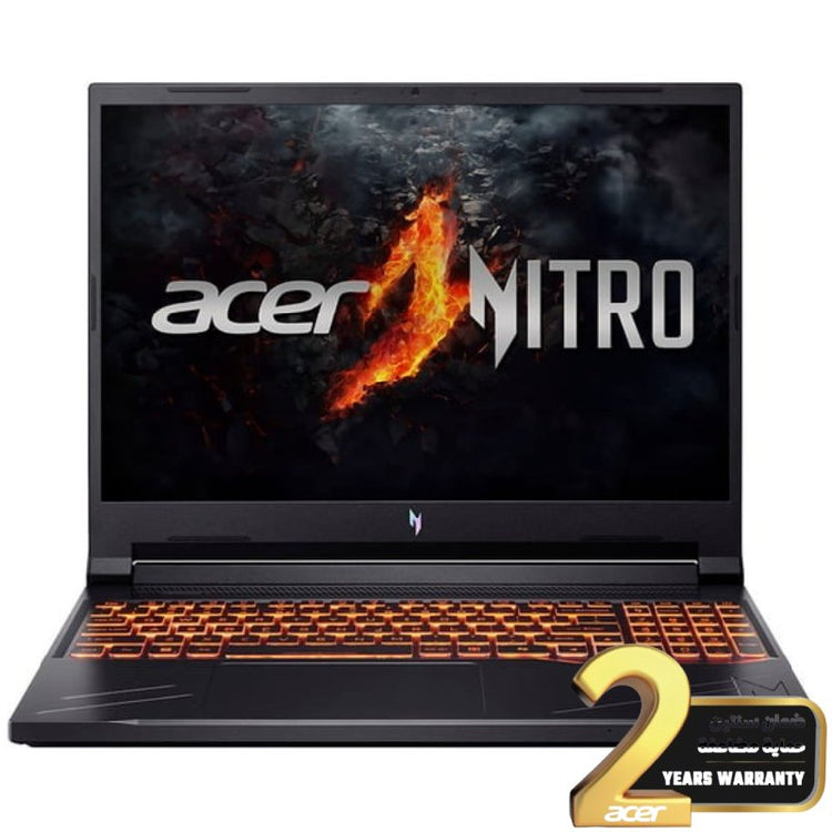 لابتوب Acer Nitro V16 Intel® Core™ i7-14650HX، 16GB RAM، SSD، RTX 4050، 16" WQXGA، ويندوز 11 أسود