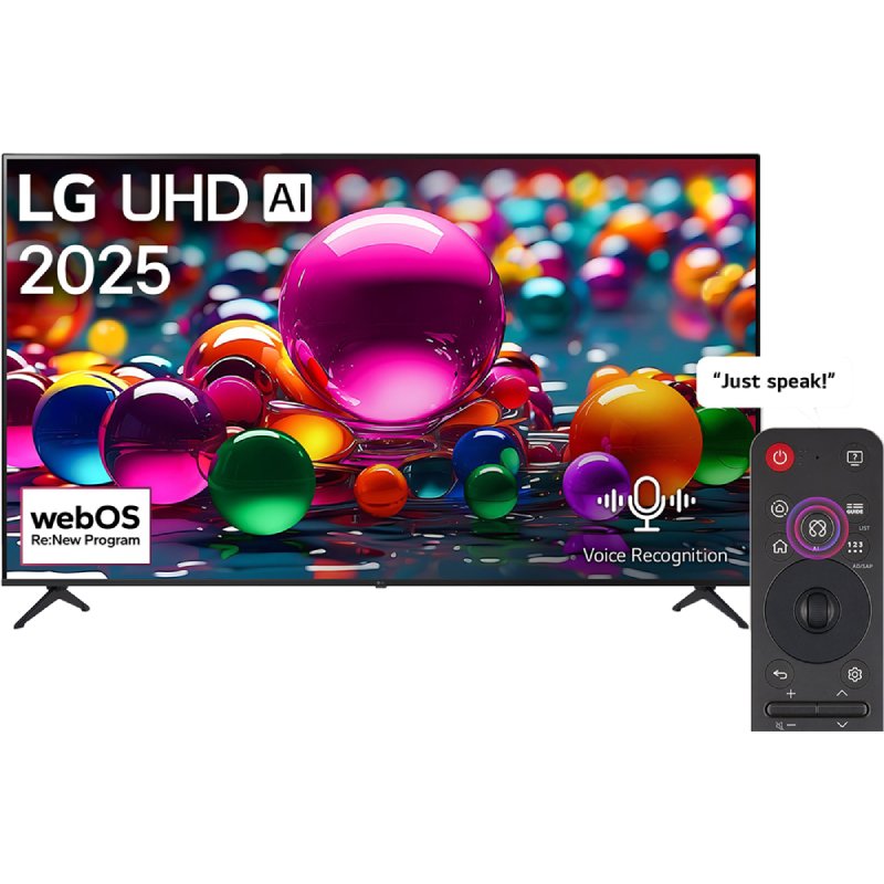تلفزيون LG سمارت 75 بوصة بدقة 4K UHD مع ماجيك ريموت 75UA85506LA