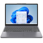 لابتوب لينوفو Slim 3 بمعالج Intel Core i5-13420H، 16GB RAM، SSD، كارت UHD، شاشة 15.3 بوصة WUXGA، ويندوز 11، موديل 83K100FMED رمادي لونا