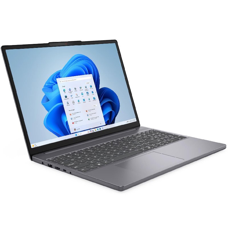 لابتوب لينوفو Slim 3 بمعالج Intel Core i5-13420H، 16GB RAM، SSD، كارت UHD، شاشة 15.3 بوصة WUXGA، ويندوز 11، موديل 83K100FMED رمادي لونا