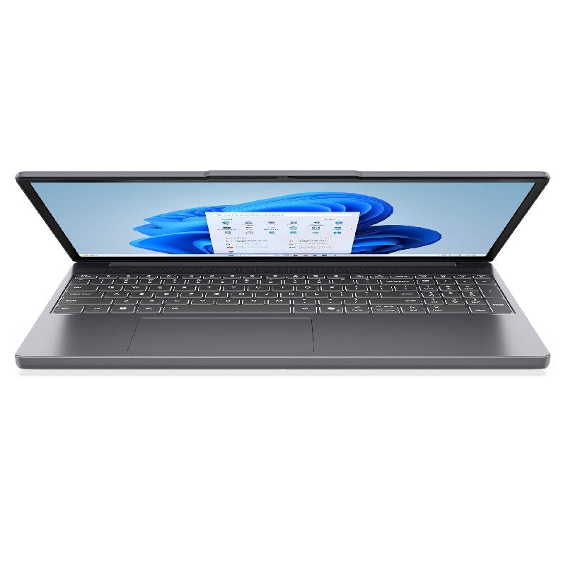 لابتوب لينوفو Slim 3 بمعالج Intel Core i5-13420H، 16GB RAM، SSD، كارت UHD، شاشة 15.3 بوصة WUXGA، ويندوز 11، موديل 83K100FMED رمادي لونا