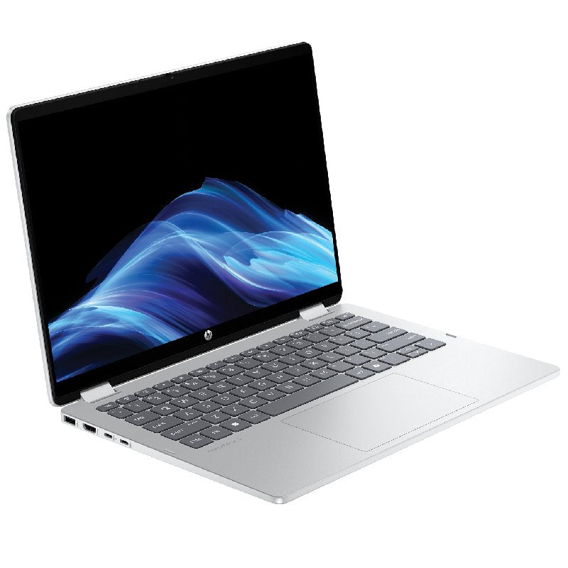 لابتوب HP OmniBook 5 Flip بمعالج Intel Core i5-1334U، 8GB، SSD، كارت Intel Iris Xe، شاشة 14 بوصة 2K، ويندوز 11، موديل 15-fp0004ne فضي جلاسير