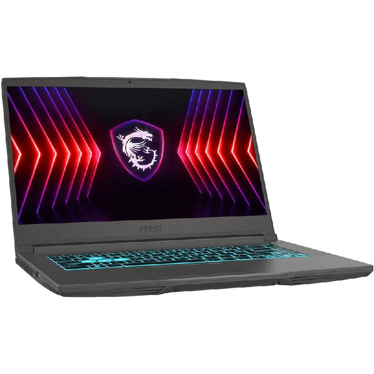 لابتوب MSI Thin 15 B2RVE بمعالج Intel Core 7 240H، 16GB، SSD، كارت NVIDIA GeForce RTX 4050، شاشة 15.6 بوصة FHD رمادي كوزموس