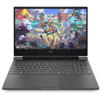 لابتوب HP Victus للألعاب بمعالج AMD Ryzen 7 7445H، 16GB RAM، SSD، كارت NVIDIA GeForce RTX 2050، شاشة 15.6 بوصة FHD، ويندوز 11، موديل 15-fb3014ne فضي ميكا