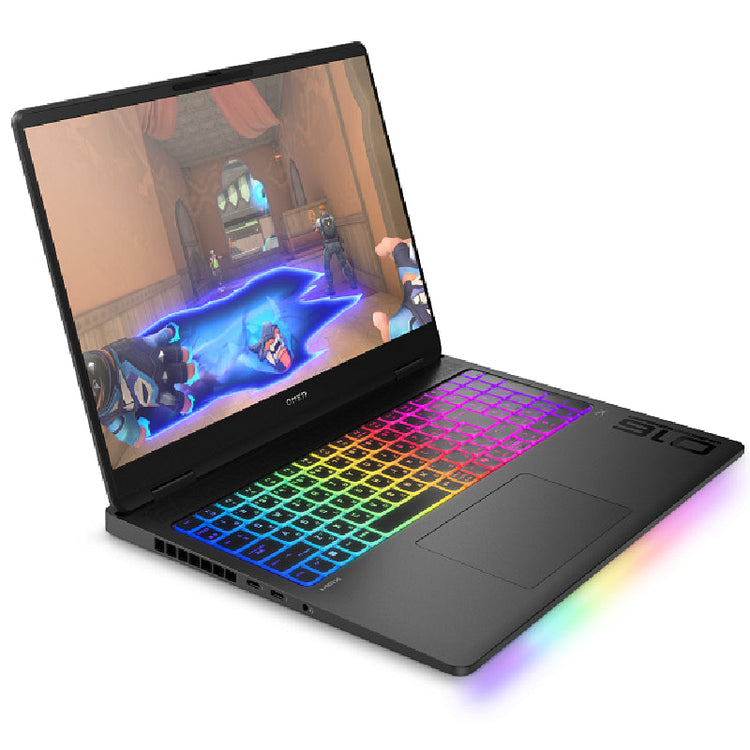 لابتوب HP OMEN MAX للألعاب بمعالج Intel Core Ultra 7 255HX، 32GB RAM، SSD، كارت NVIDIA GeForce RTX 5070، شاشة 16 بوصة WQXGA، ويندوز 11، موديل 16-ah0016ne أسود