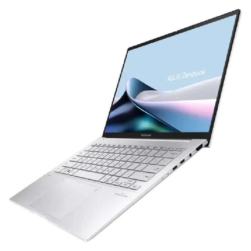 أسوس زين بوك 14 لابتوب، Intel® Core™ Ultra 9، رامات 32 جيجابايت، 1 تيرابايت SSD، معالج إنتل آرك، 14 بوصة 3K، ويندوز 11، UX3405CA-PP009W فضي