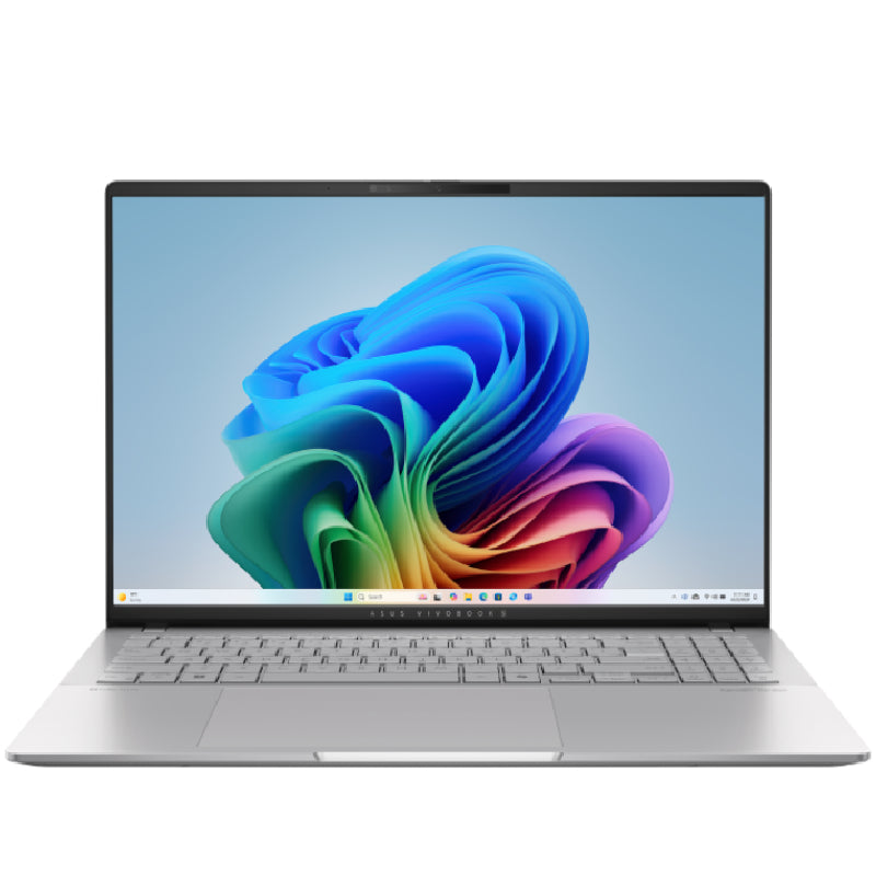 لابتوب ASUS VivoBook S16 بمعالج AMD Ryzen AI 7 350، 24GB RAM، SSD، كارت AMD Radeon، شاشة 16 بوصة 3K، ويندوز 11، موديل M5606KA-RI417W فضي