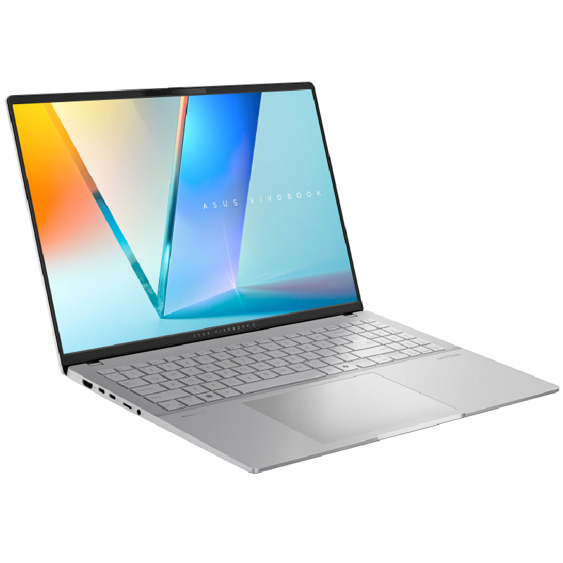 لابتوب ASUS VivoBook S16 بمعالج AMD Ryzen AI 7 350، 24GB RAM، SSD، كارت AMD Radeon، شاشة 16 بوصة 3K، ويندوز 11، موديل M5606KA-RI417W فضي