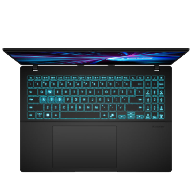 لابتوب ASUS V16 للألعاب بمعالج Intel Core 7 240H، 16GB RAM، SSD، كارت NVIDIA GeForce RTX 5050، شاشة 16 بوصة WUXGA، ويندوز 11، موديل V3607VH-RP007W أسود