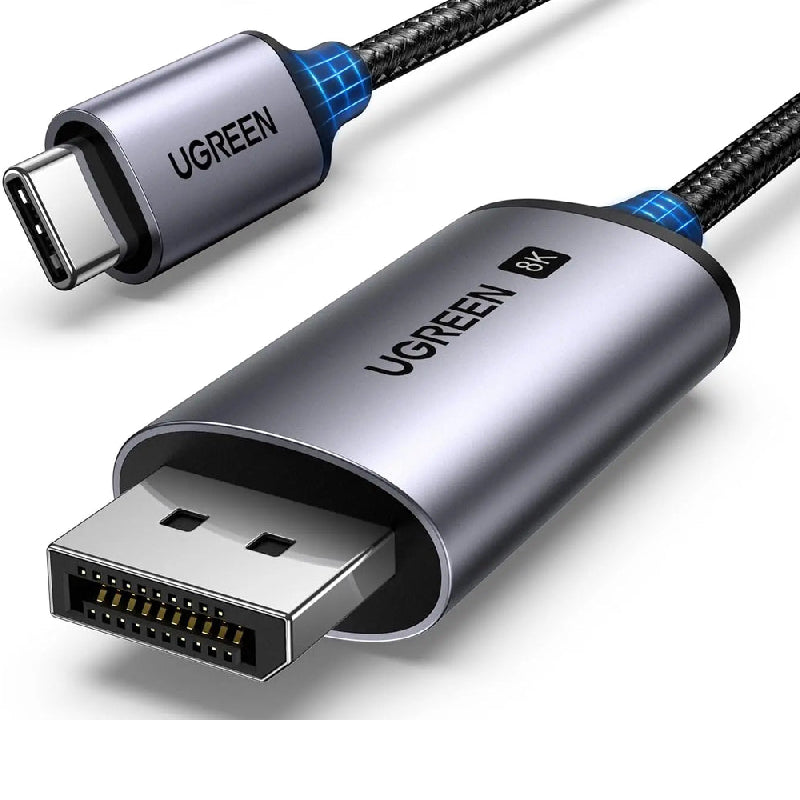 يوجرين 25158 كابل USB-C إلى منفذ عرض 8K@60Hz 4K@240Hz، 2 متر