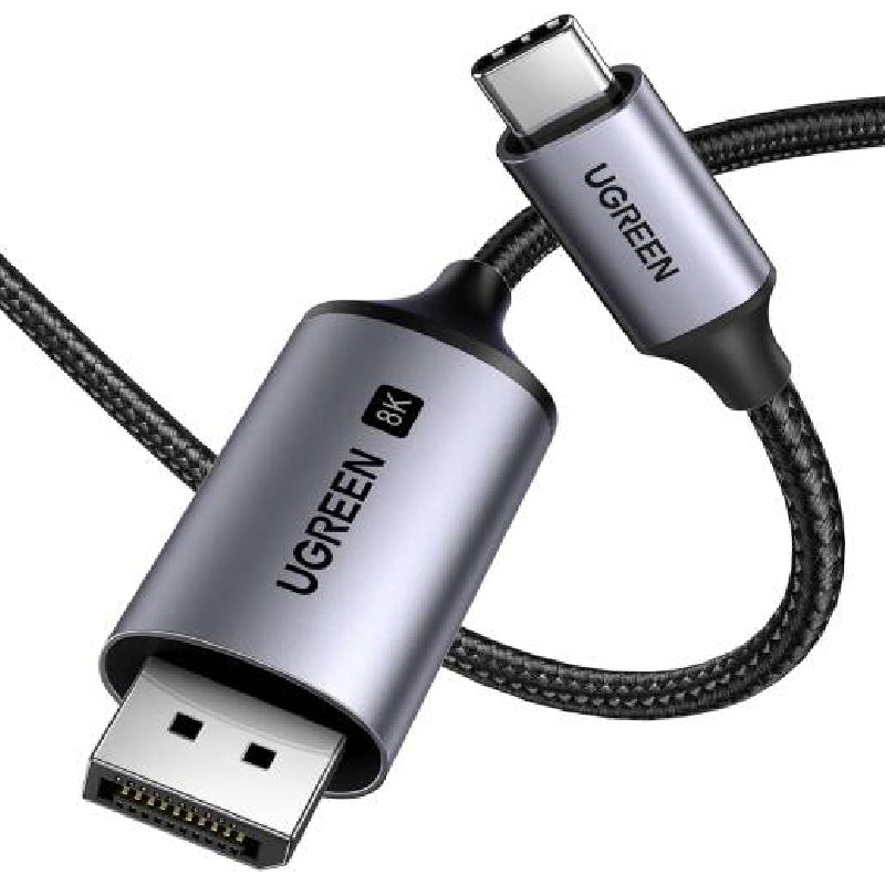 يوجرين 25158 كابل USB-C إلى منفذ عرض 8K@60Hz 4K@240Hz، 2 متر