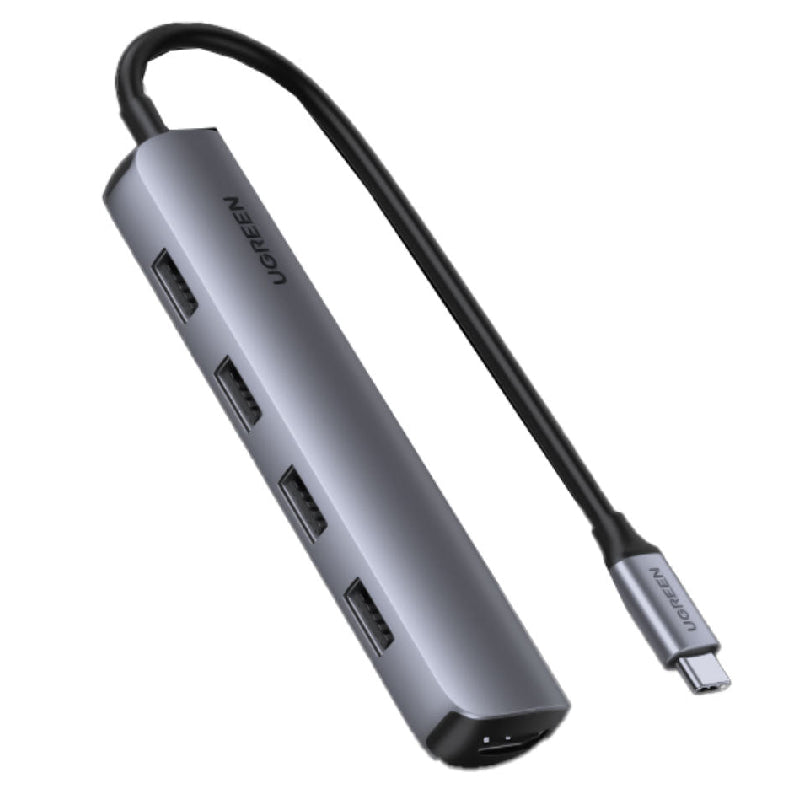 يوجرين موزع 20197 USB C متعدد المنافذ 5 في 1 HDMI 4K@30Hz مع 4 منافذ USB 3.0