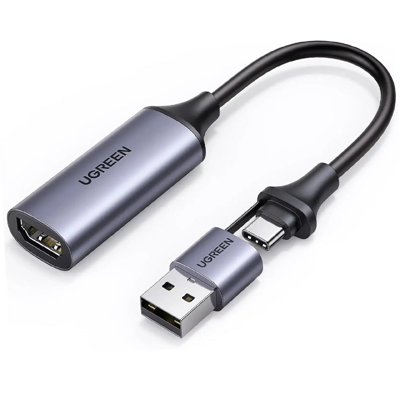 يوجرين 40189 موزع USB 2.0 عالي الدقة بطاقة التقاط فيديو