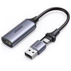 يوجرين 40189 موزع USB 2.0 عالي الدقة بطاقة التقاط فيديو