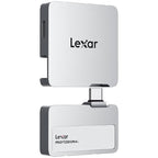 SSD محمول احترافي Lexar Go مع محول USB 3.2 Gen2 SL400